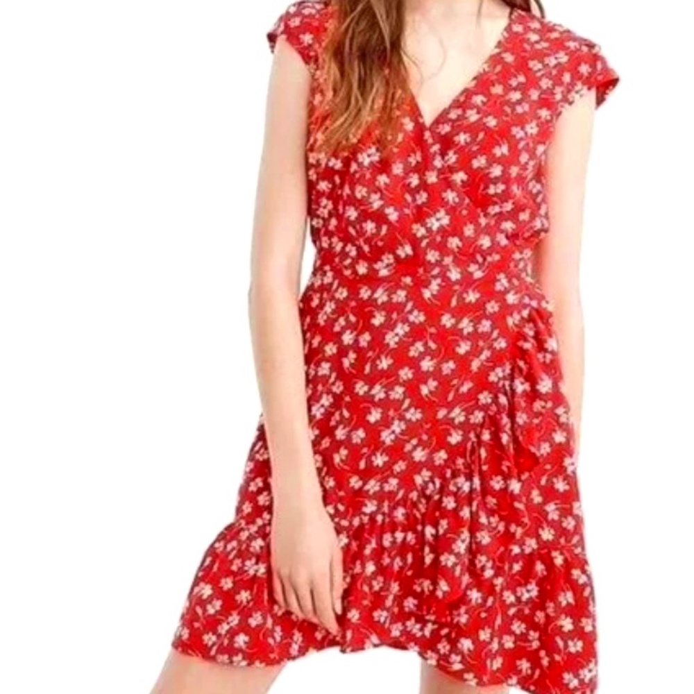 Jcrew Mercantile Faux Wrap Breezy Dress - 2